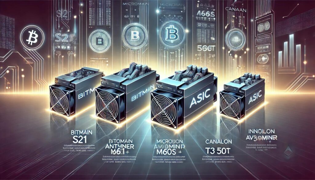 ASIC 채굴기 비교와 추천 모델 분석